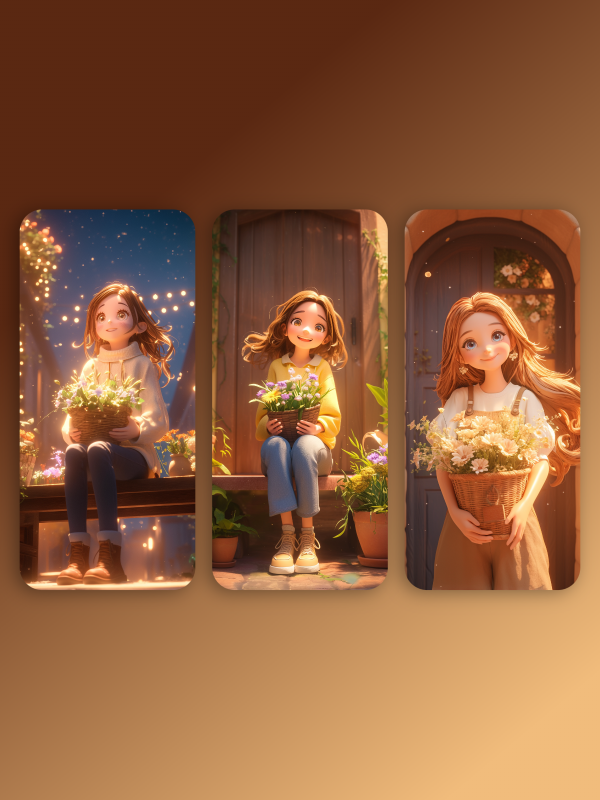 C4D卡通女孩-考拉AI社区